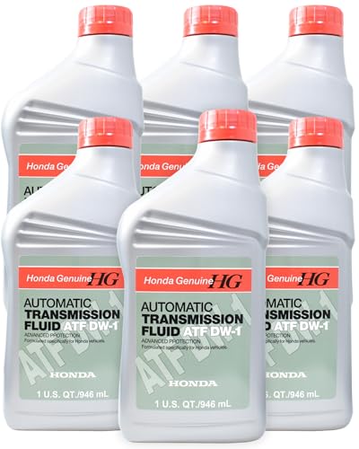 Honda Genuine Automatic Transmission Fluid ATF DW-1 – 6 Pack (1 Quart Bottles)