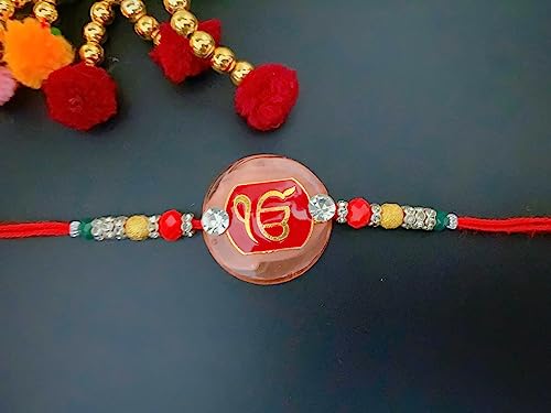 Image of Ek Onkar Rakhi For Brother | Rakhi Combo| rakhi || rakhi set || rakhi for brother