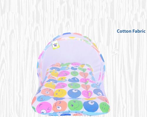 Image of Toddylon Baby Bedding Set New Born Baby Bed | Mattress | Mosquito Net | Carry Bag | Essentials | Carry Bag | Cotton Combo | Infant beds | Products (0-6 Months) (2PCS Set)