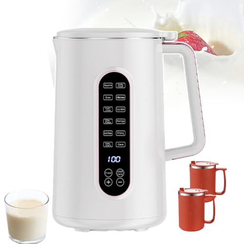 Bollitore Elettrico per Latte di mandorle, 1,5 l, con Interruttore di Sicurezza per Coperchio Aperto, per Uso Domestico