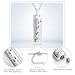 Einäscherung Schmuck Urne Halskette für Asche, Haustier Pfote drucken Memorial Anhänger für Hund Katze Asche Keepsake Medaillon für Männer für Frauen