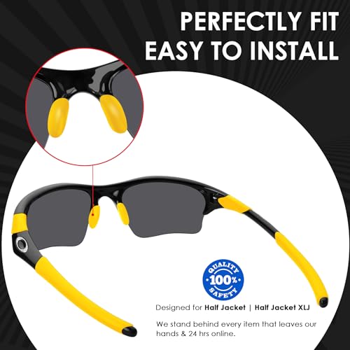 Image of BLAZERBUCK Replacement Sock Kits Earsocks & Nosepieces for Oakley Half Jacket XLJ Sunglass