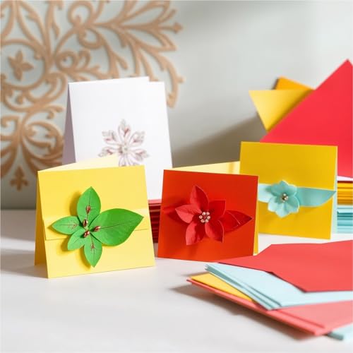 100x Papier bunt - 140 g/m² - Bastelpapier & Buntpapier - für Drucker & Basteln - Tonpapier & Tonkarton