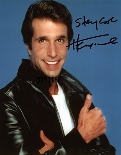 Photo dédicacée de Henry Winker Happy Days + autographe imprimé certifié Cover