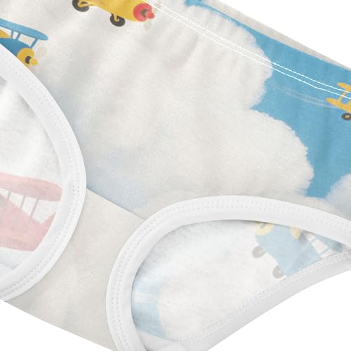 GuoChe Training Panties Breathable Panties Comfort Color for Kid in Sizes 2T,3T, 4T, 5T, 6Y and 8Y4