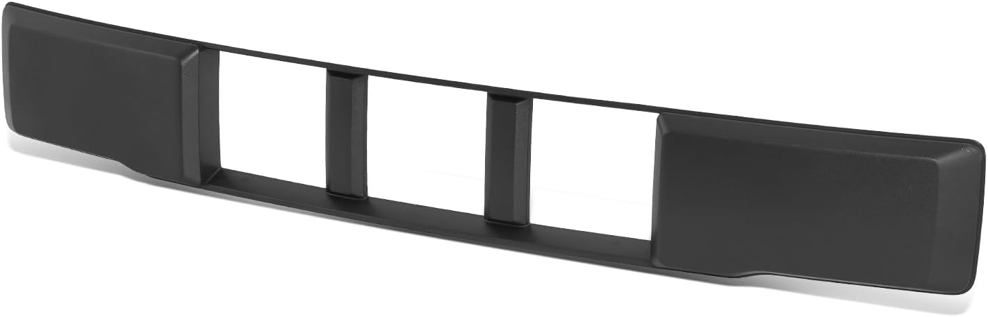 Auto Dynasty [Immersion Heater, Non License Plate Bracket] FO1044110 Front Bumper Trim Compatible with Ford F-150 2015-2017, Smooth Black