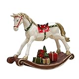 cheval a bascule licorne maison du monde Matériau : La figurine de cheval à bascule est fabriquée en résine, un matériau solide et résistant à l'usure, idéal pour une utilisation . Cette décoration artistique, légère et robuste, est un cadeau idéal pour la famille et les amis.