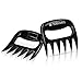 Produktbild Navaris BBQ Fleischkrallen 2er Set - spülmaschinenfest - für Pulled Pork - Fleisch Krallen Grillzubehör - Grill Bärenkrallen Meat Claws in Schwarz