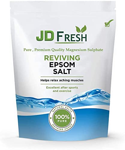 JD Fresh Epsom Salt for Plants iin Garden Fertilizer (1 KG ) Improve Flower Blooming and Enhances a plant's Green Color and R