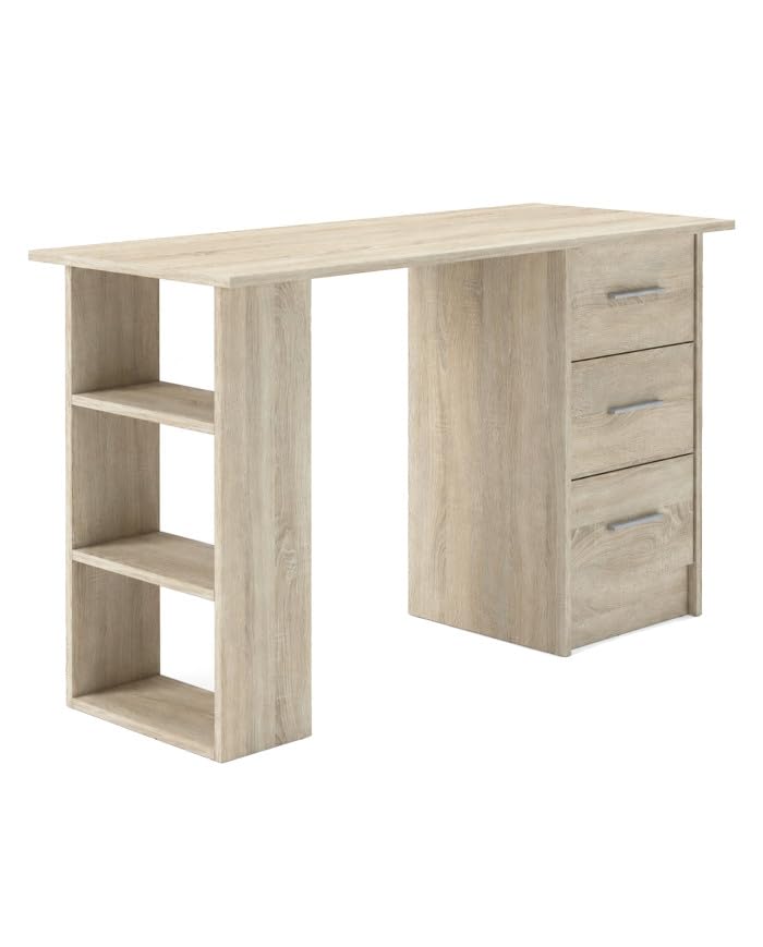 Home Heavenly® Mesa de Escritorio Deski, Color Roble Sonoma