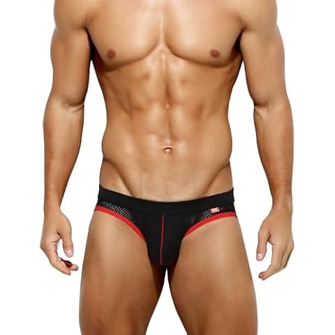 Jockstrap Mauro Kane XXXL Noir/Rouge Cover