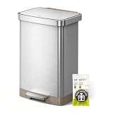 EKO Hudson Matte 50L Step Trash Can