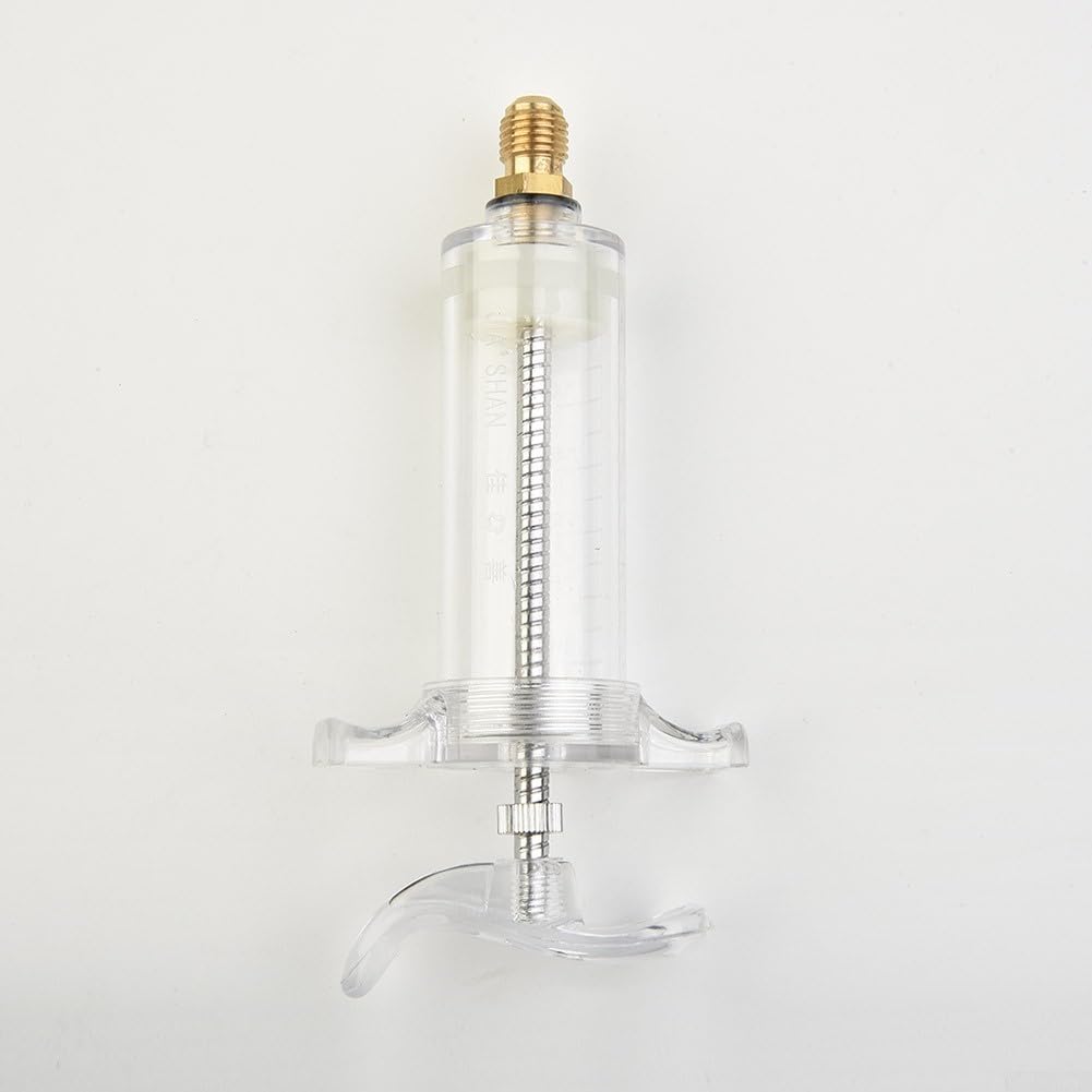 Injecteur de graisse pour compresseur d'huile/colorant, 30 ml pour climatisation automobile seringue 1/4 SAE X4T7