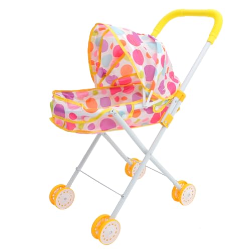 ERINGOGO Cochecito De Muñecas Modelo Carrito Pequeño para Casa De Muñecas Carrito De Simulación Juguete Decoración De Casa De Muñecas