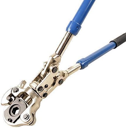 SENTAI Plumbing Copper Pipe Crimper - Press Tube Tools with 1/2" 3/4" 1" Jaws - Suitable for Viega Copper Only, Pro-Press, Elkhart, Conex Pipe Fittings