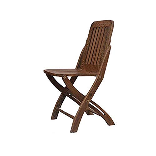 Wuzhengzhijia Mahogany Chair Folding Chair Portable Fishing Stool, Multi-functional Leisure Dining Chair Classical Makeup Chair Outdoor Fishing Stool, Stable and Durable