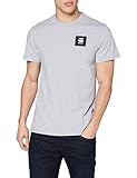 g star t shirt grau G-Star RAW Print im Nacken G-STAR RAW Mens D18197 T-Shirt, grey htr C336-906, L