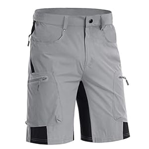 MAGNIVIT Men’s Hiking Shorts Quick Dry Cargo Shorts Ripstop Tactical Water Repellent Work Shorts with Multi-Pockets