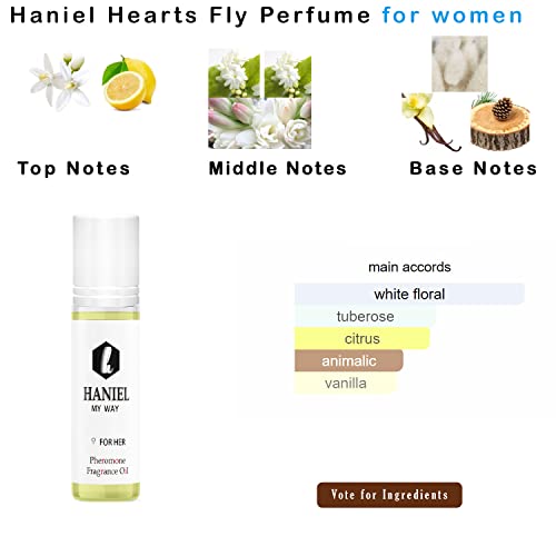 Haniel Pheromone Oil Perfume For Women, Feromonas Para Atraer Hombres, Pharamon Perfume For Women, Sandazee Pheromone Oil, Attraction Perfume Essential Oil Fragrance For Girl Roll On #TOP5