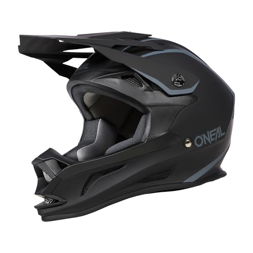 O'NEAL Drop DH Helmet I Mountainbike Helm | MTB Downhill | Leichter Fahrradhelm Damen & Herren mit guter Belüftung| Schwarz | Größe XS