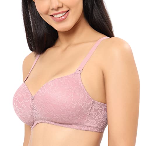 Image of Amante Lace Padded Wire-Free Full Coverage Bridal T-Shirt Bra
