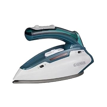 Black Decker Ferro de Passar Roupa com Vaporizador, Portátil para Viagem, Verde, modelo 777-BR, Bivolt