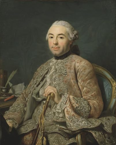 Pintura lienzo Baron De Neubourg Cromière Alexander Roslin para cuadro decorativo de salón