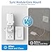 Outlet Wall Mount for Blink Sync Module Core, Sync Module Core Mount Bracket Holder for Blink Outdoor/Indoor Security Camera, No Messy No Drilling Wires Home Security Camera Mount with Short Cable