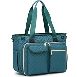 BlesMaller Lehrertasche Damen Arbeitstasche mit 15,6 Zoll Laptopfach
