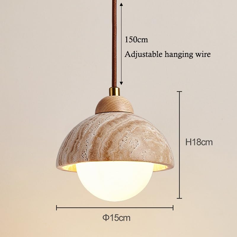 Luz colgante lámpara de techo de mármol para isla de cocina granja 7