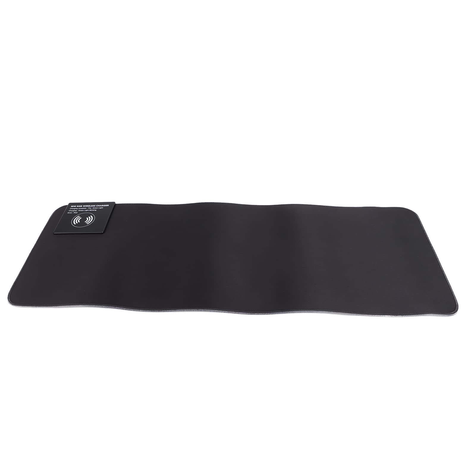 Tappetino per mouse Tappetini per mouse da gioco portatili antiscivolo con ricarica rapida wireless LED RGB Cool per luoghi pubblici di uffici domestici