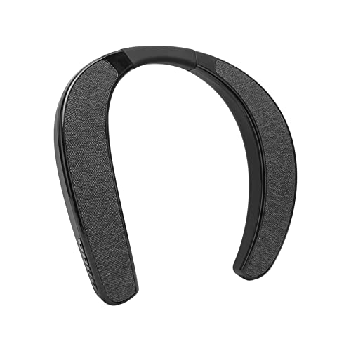 Bluetooth-högtalare för nackband, trådlös halshögtalare, bärbar bärbar högtalare, inbyggt 3 Wx 2-högtalarsystem, med brusreducerande mikrofon, BT5.0, för hemsport Im