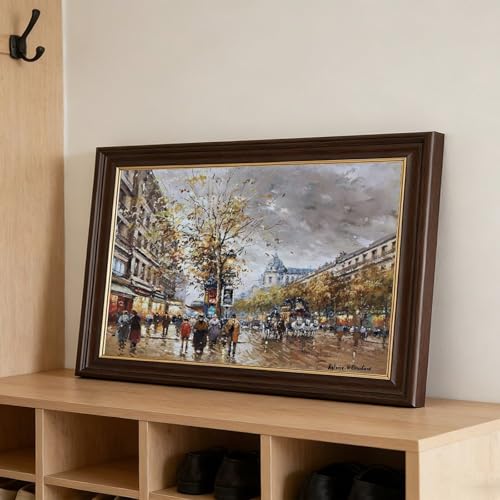 Impression sur toile Blanchard avec cadre de salon chic - 3