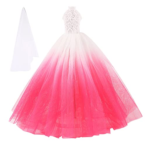 Jilibaba Vestiti per bambole Gradiente Abito da