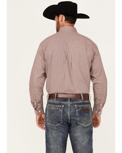 Cinch Western Shirt Mens Long Sleeve Geometric Print Button MTW11058044