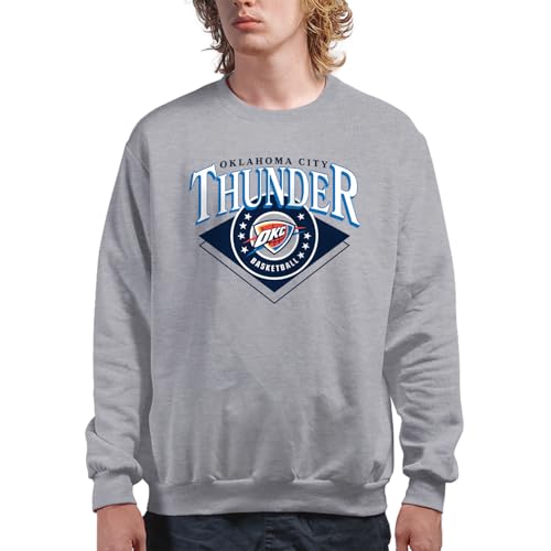 Sudadera Oklahoma City Thunder NBA Court Classic de cuello redondo para hombre talla S a XL