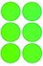 Sticker Neon Grün 50 mm runde Punkt Aufkleber – in verschiedenen Farben Größe 5 cm Durchmesser Etiketten 72 Vorteilspack von Royal Green