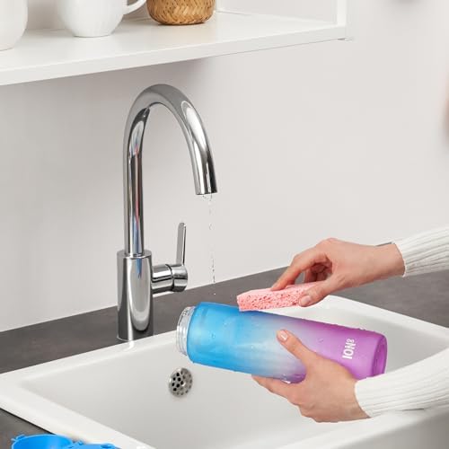 Ion8 Szczelna butelka na wodę dla dzieci bez BPA, pojemność 1000 ml, motywator