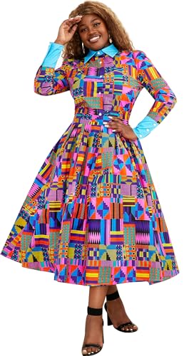 Women's African Print Skirt and Blouse Suit Sets Ankara Wedding Party Clothing4