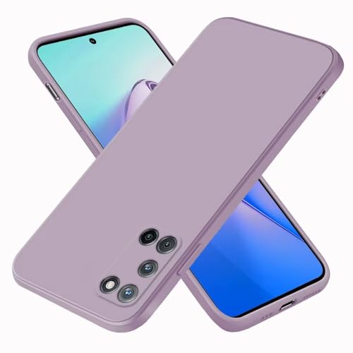 EASSGU Custodia per OPPO A52 / OPPO A72 / OPPO A92 (6.5' Inches), Cover Morbida in Silicone TPU - Erba Viola
