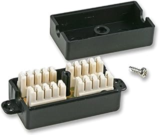 Pro Signal Caja de cableado BT-856 Cat6, color negro
