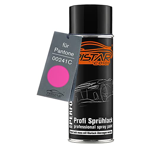 TRISTARcolor Autolack Spraydose für Pantone (PMS) 00241C 241C Pink Basislack Sprühdose 400ml
