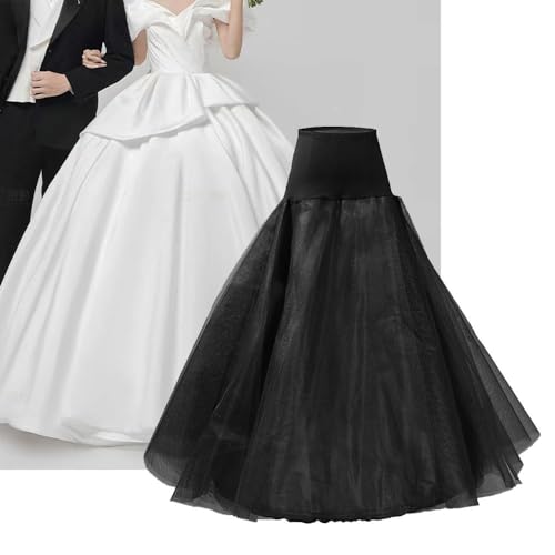 Jupon de mariée long en tulle et polyester à taille élastique - 7