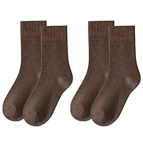 Lomitract Mini Crew Quarter Socks Women: Above Ankle High, Bamboo Long Dress Sock, Cotton Tall Sox, Mid Calf Length, Suit for Short Boot, Brown Coffee