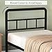 Richwanone 14 inch Twin XL Bed Frame with Headboard and Footboard, Heavy Duty Metal Platform with Steel Slat Support, No Box Spring Needed, Easy Assembly, Black