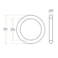 sourcing map Nitrilkautschuk O-Ringe Dichtung 20×23×1.5mm ID/OD/B 10 Stück – Ansicht 3