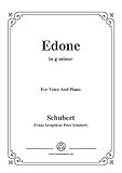  Schubert-Edone,D.445,in g minor,for Voice and Piano (French Edition)