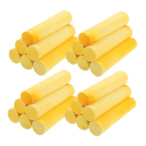 BESTonZON 40pcs Jumbo Chalkboard Chalks Sidewalk for Boys and Girls Chunky Drawing Set Outdoor Washable Use