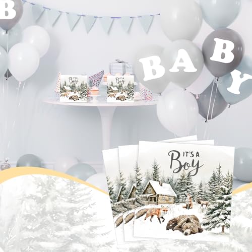 Servilletas de papel para celebrar la dulce llegada del nuevo miembro de la familia 3