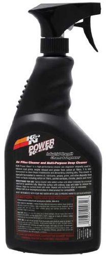 K&N Air Filter Cleaner and Degreaser: Power Kleen; 32 Oz Trigger Spray; Restore Engine Air Filter Performance, 99-0621, Black - Thumbnail 2